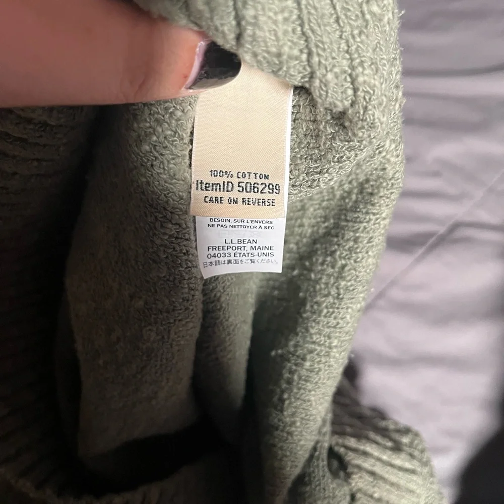 Vintage L.L. Bean Women's 100% Cotton Knit Sweater - Picture 6 of 7